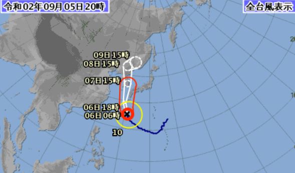 気象庁台風10号